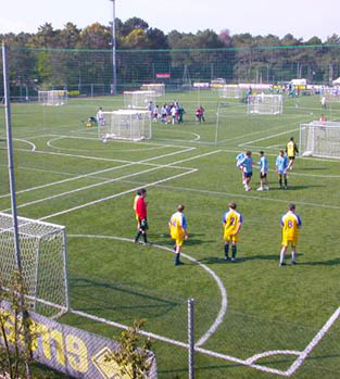 Football fields at the Bella Italia Sports Village