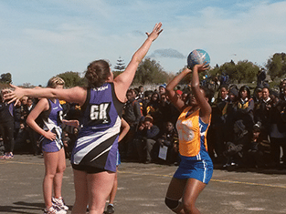 School Netball game in South Africa
